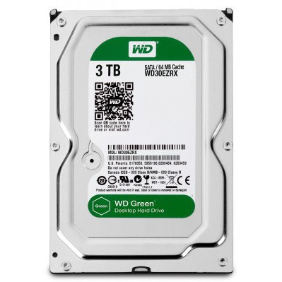 Western Digital Green WD30EZRX 3TB Desktop HDD