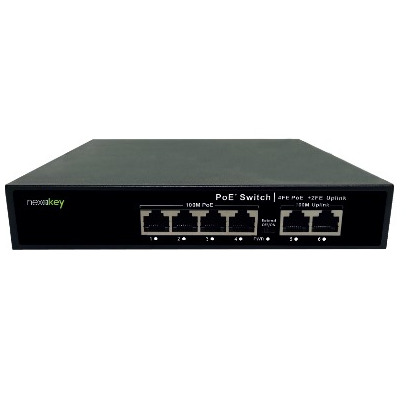 Nexakey 4-Port 100M Unmanaged PoE Switch
