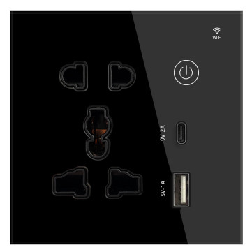 Graffiti 5-Hole WiFi Smart Socket