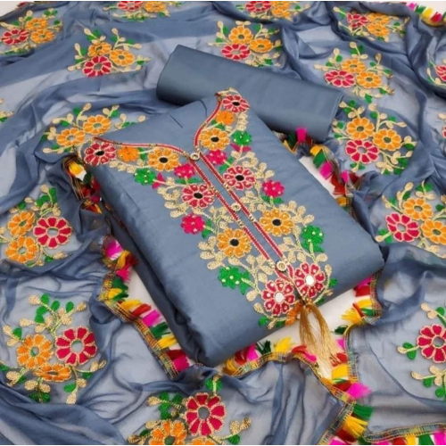 Three Piece Embroidery Kashmiri Aari for Women