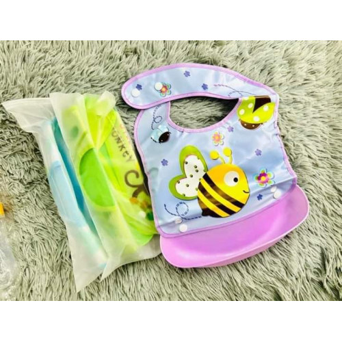 Baby Feeding Bibs with Bati 1 Pcs