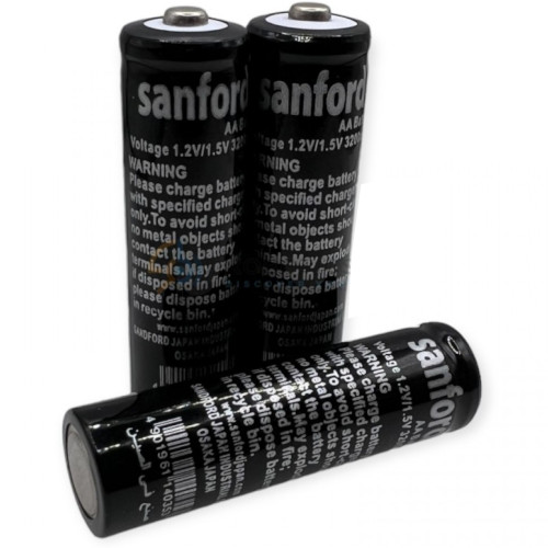 Sanford 3-Pcs 1.2V Rechargeable Battery