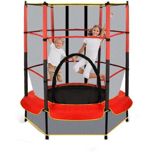 55" Trampoline with Safety Enclosure Net