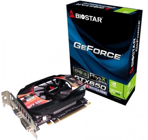 Biostar GTX 650 1GB DDR5 128 Bit Hi Resolution Graphics Card