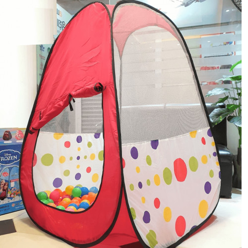 Ball Print Tent Play House with 50-Pcs Ball