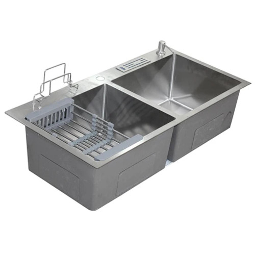 Rizco Senorita 32" SS KC Handmade Kitchen Sink