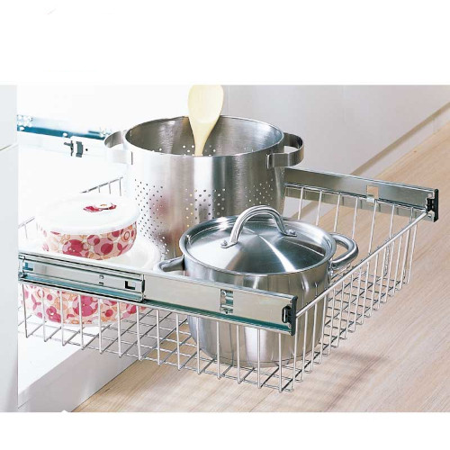 WellMax 4-Sided Stainless Steel Kitchen Drawer
