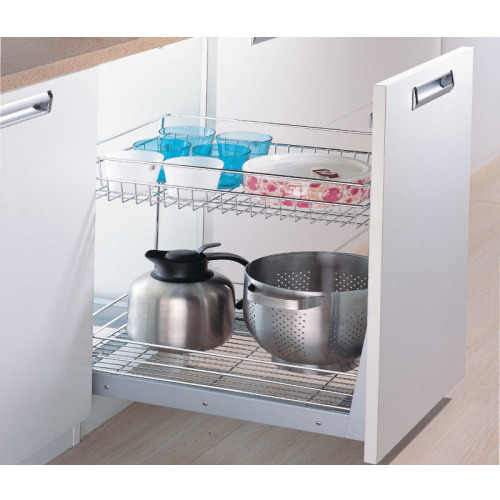 WellMax DSPTJ004F5-300 SS Soft-Closing Pull Out Basket