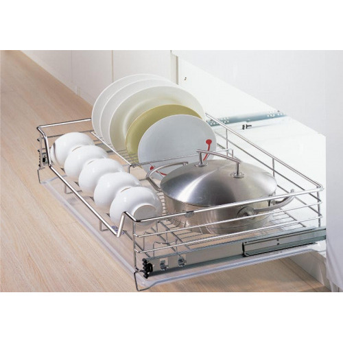 WellMax K6DSPTJ007Q SS 4-Sided Kitchen Rack