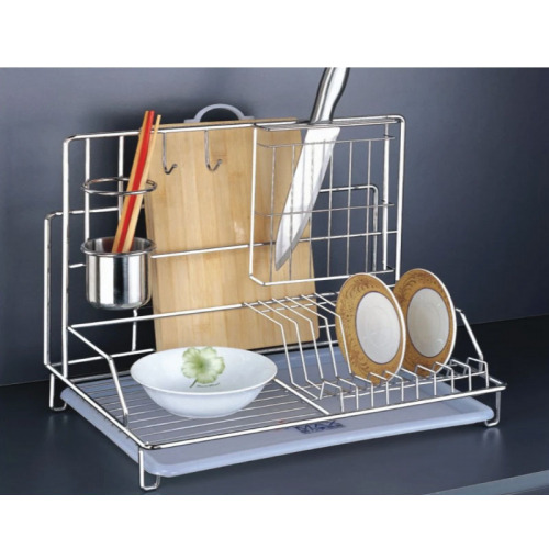 WellMax SJ310A Stainless Steel Plate & Kitchen Holder