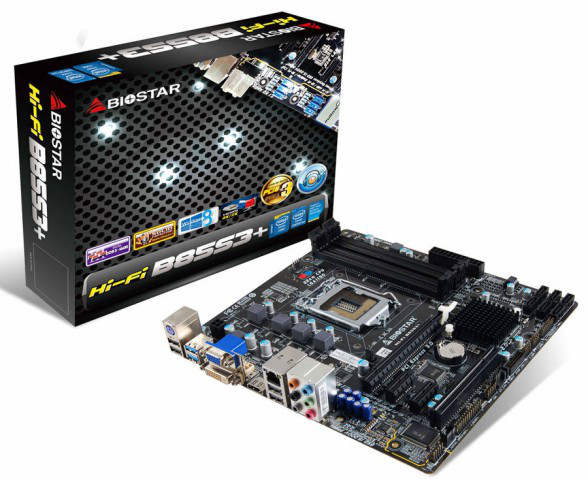Biostar Hi-Fi-B85S3+ Intel HD VGA Intel B85 Chip Motherboard