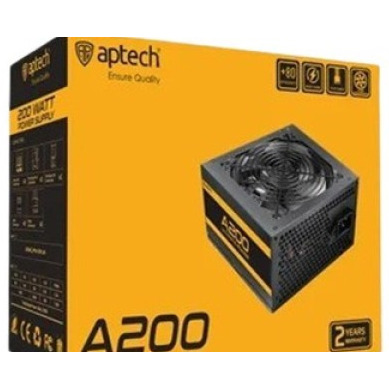 Aptech A200 200W Black Edition Power Supply