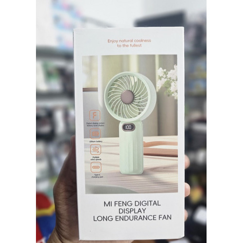 DM79 Handheld Mini Fan with LED Display