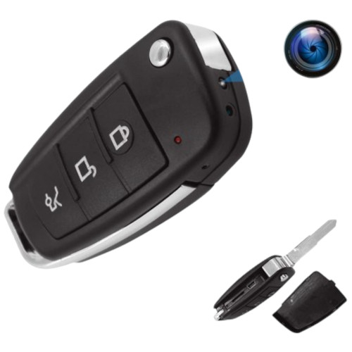 KC02 FHD Night Vision Car Key Spy Camera