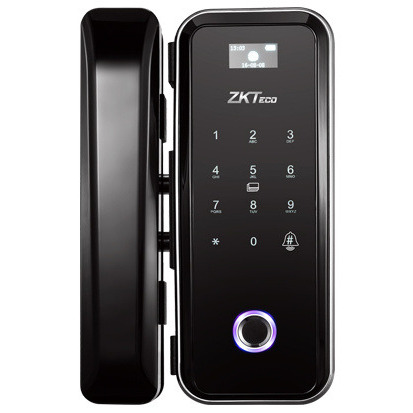 ZKTeco GL300 Hybrid Fingerprint Glass Door Lock