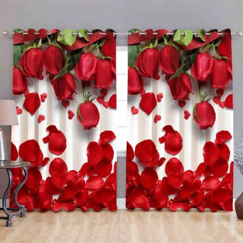 3D Printed Premium 2pcs Curtains