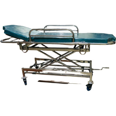 Emergency Height Adjustment Patient Trolley (SS)