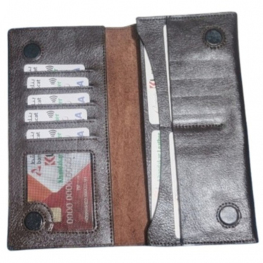 Genuine Leather Long Wallet for Men