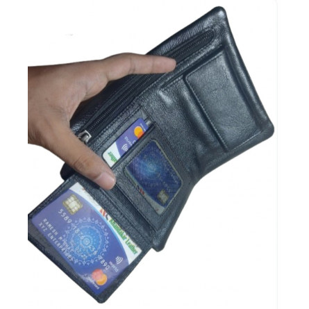 Original Leather Zip Wallet for Men