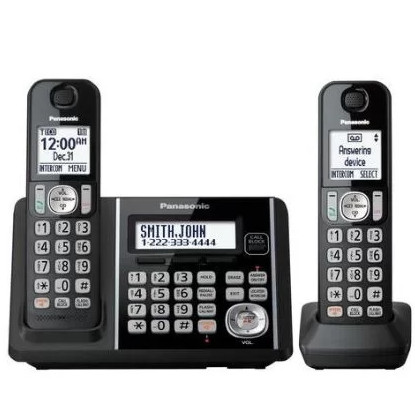 Panasonic KX-TG3752B Expandable Cordless Phone Set