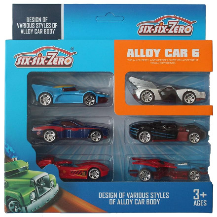 Six-Six-Zero Baby Toy Car 6 Pcs