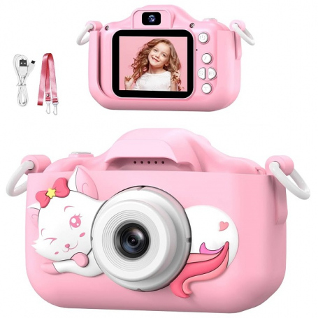 Kids Dual Video Camera With Protect Cover