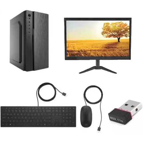 Desktop Core i3 6th Gen 4GB RAM 19" LED Monitor