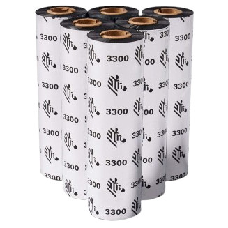 Barcode Ribbon 110mm x 300M Premium Wax Resin