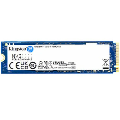 Kingston NV3 500GB M.2 PCIe Gen 4.0 NVMe SSD