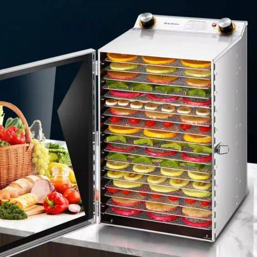 18-Tray Stainless Steel Semi Automatic Food Dehydrator