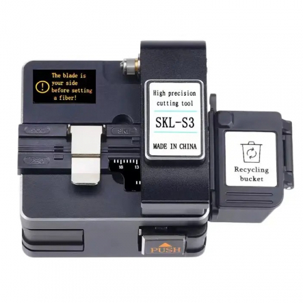 SKL-S3 Fiber Cleaver with Recycle Bin