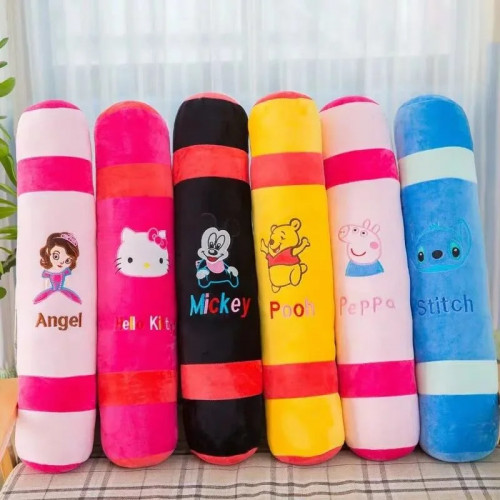 Long Hotdog Printed Character Pillow Busters