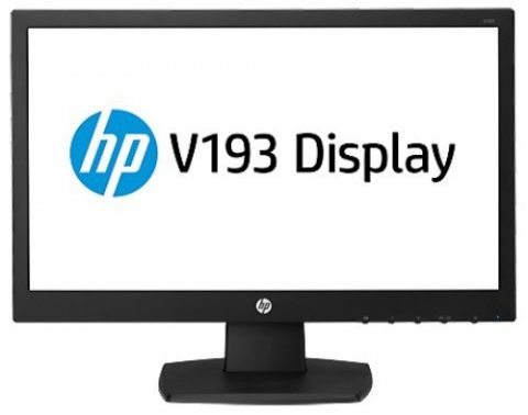 HP Computer Monitor V193b 18.5 Inch LED Backlit HD Panel
