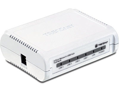 Trendnet TU2-NU4 USB Hub 4-Port Network Sharing Device