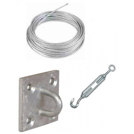 Guy Wire / Turn Bucle & Turn Base for LPS Tower