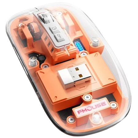 Aptech 89M Wireless Transparent Rechargeable Mouse