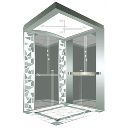 Fuji 450Kg Cabin & GF Etching 4-Stop Elevator