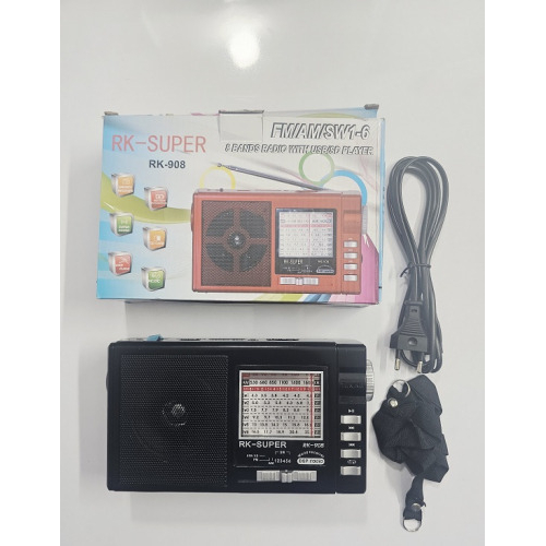 RK Super 908BT Bluetooth FM Radio