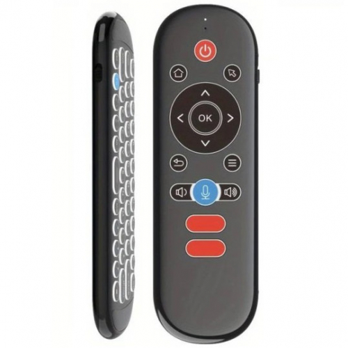 W1 Plus Wireless Air Mouse with Voice Control Keyboard