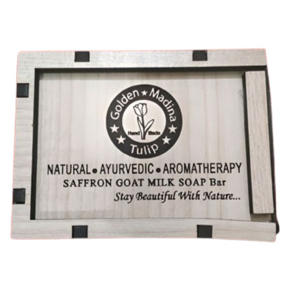Saffron Goat Milk Soap Bar 100gm