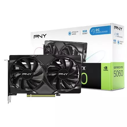 PNY GeForce RTX 5060 OC 8GB Dual Fan GDDR7 Graphics