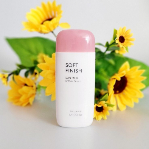 Missha Soft Finish Sun Milk SPF50+ PA+++ Sunscreen
