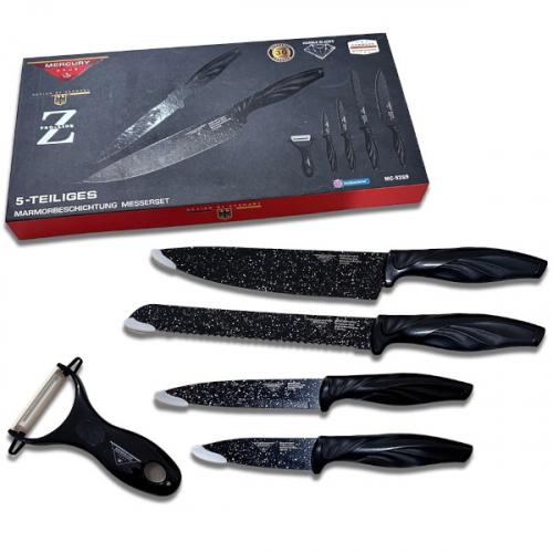 Zepter Non-Stick Kitchen Knife Set 5-Pcs