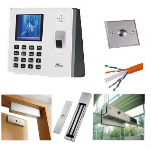 ZKTeco Biometric/ RFID/ Password Door Lock Solution 2
