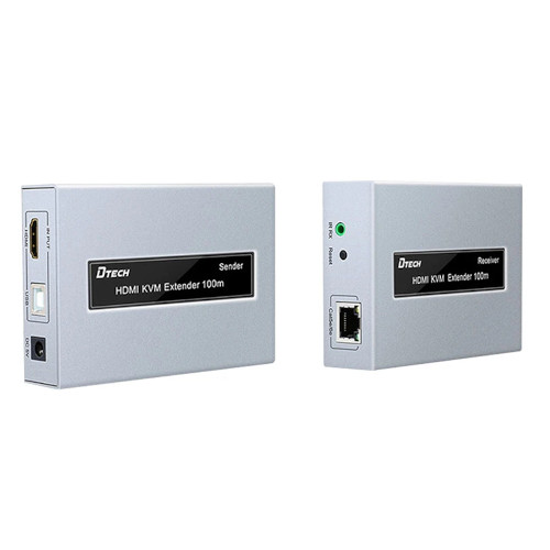 Dtech DT 7054A 100M USB KVM IR HDMI Extender