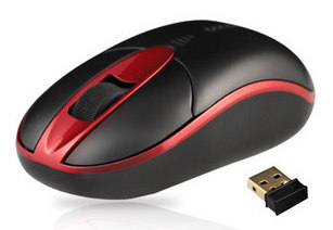 Black Cat Wireless Mouse 2.4 GHz USB Mini Receiver