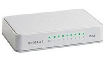 Netgear Ethernet Switch FS208IN 8-Port Fast Network Hub