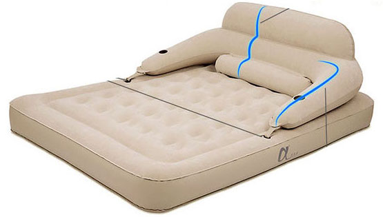 Alpha 2-in-1 Convertible Most Flexible Air Lounge Bed