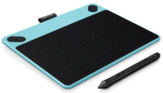 Wacom Intuos Draw CTL490DW Pen Small Blue Graphics Tablet