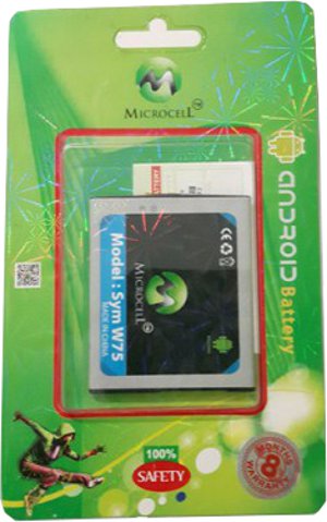 Microcell Li-ion Battery for Symphony W75 Android Phone